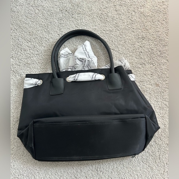 Vivajennz Life With Attitude Black Tote Bag with Wine Pouch/Spout - Picture 4 of 6